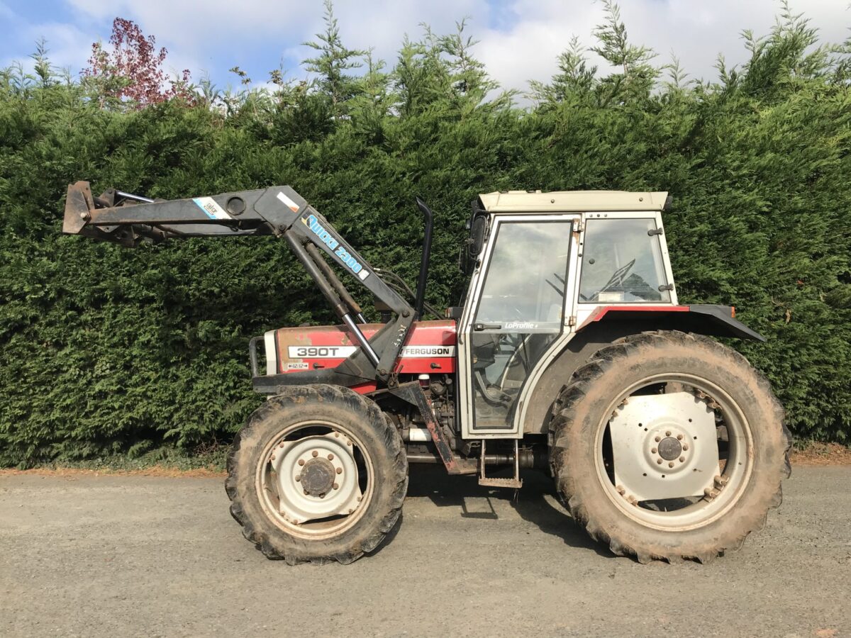 Massey Ferguson 390T & loader – Pallisers of Hereford Ltd