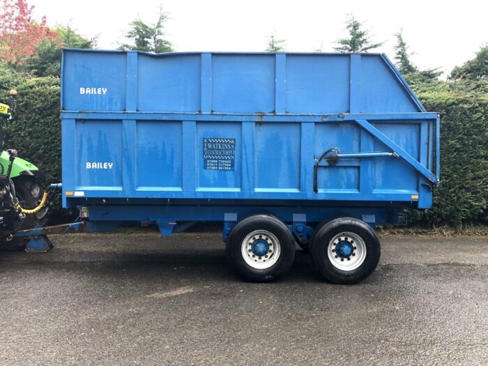 Bailey 12 ton trailer & silage sides