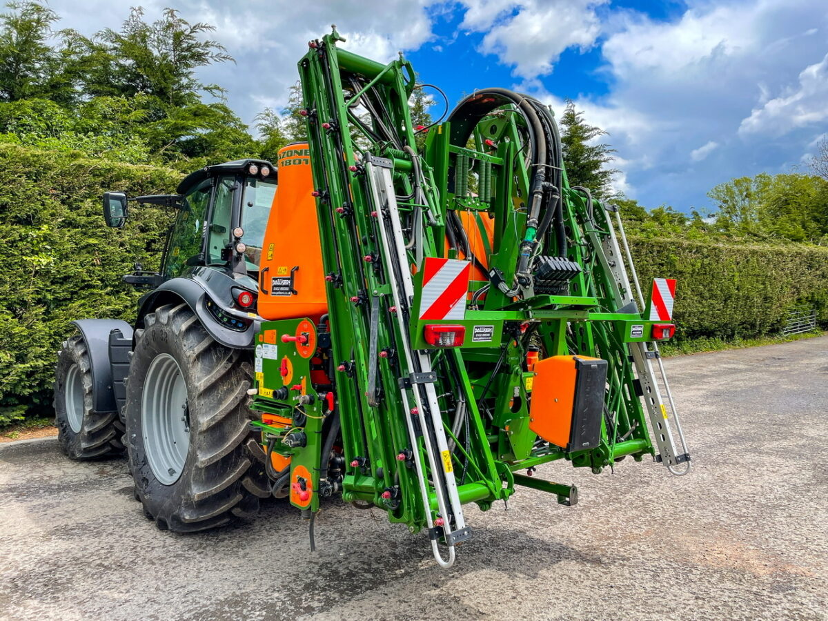 Amazone UF 1801 21 metre mounted sprayer Pallisers of Hereford Ltd