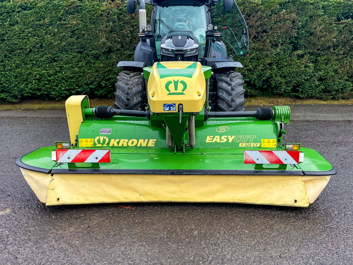 Krone EasyCut F320CV Pull front mower conditioner - Pallisers of ...