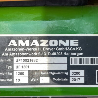 Amazone UF1501 24 metre sprayer - Image 10