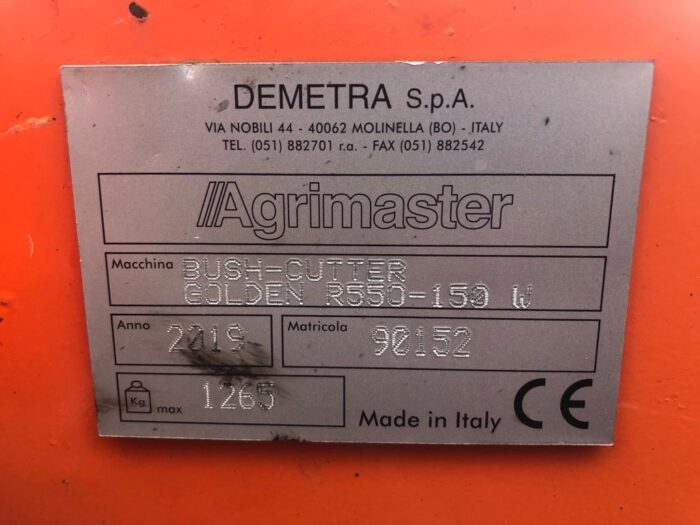 Agrimaster Golden R550 hedge trimmer