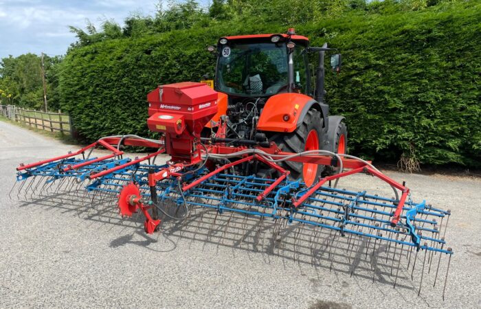 Opico grass harrow & air seeder