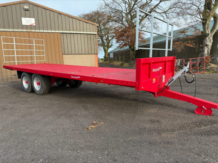 NEW MARSHALL 28FT BALE/FLAT BED TRAILER