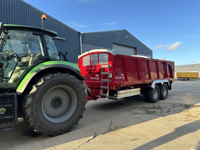 NEW MARSHALL 14 TONNE GRAIN TRAILER