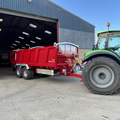 New Marshall 14 tonne grain trailer