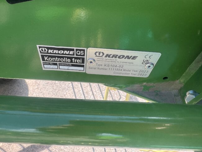Krone Swadro S380 Single Rotor Rake