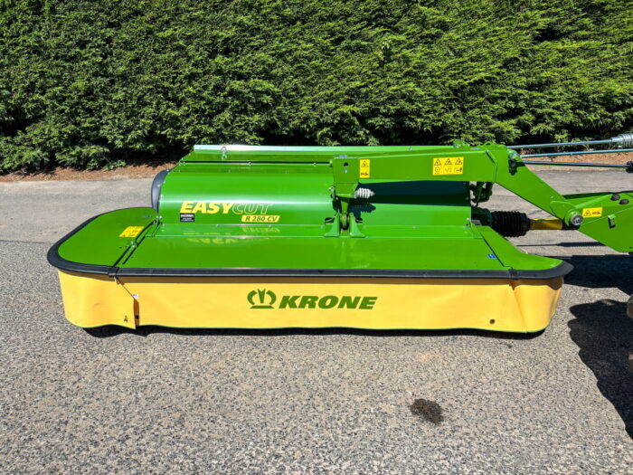 New Krone EasyCut R280 CV mower conditioner