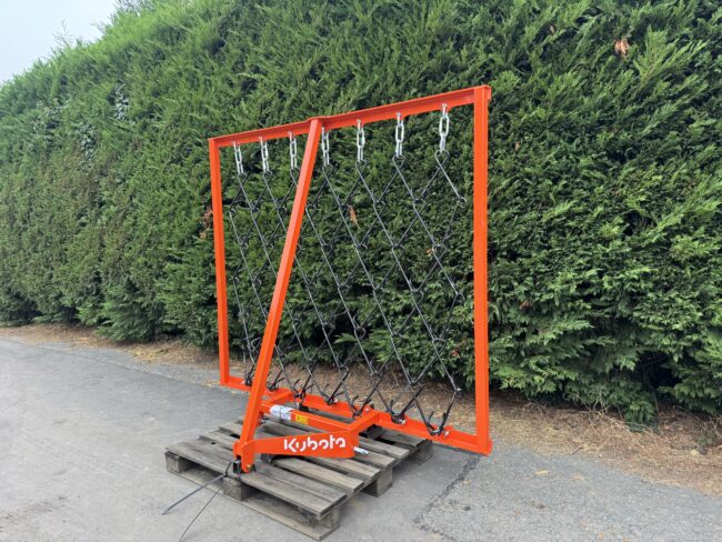 NEW Kubota Mounted Chain Harrow 1.8m