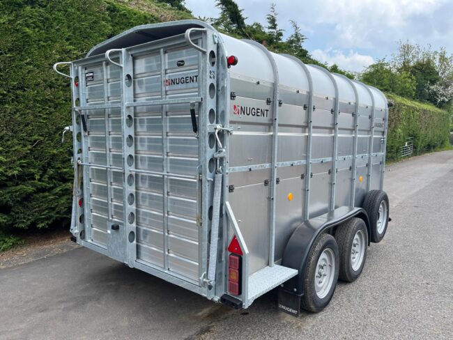 New Nugent LS3618H 12ft Livestock Trailer with Sheep Decks