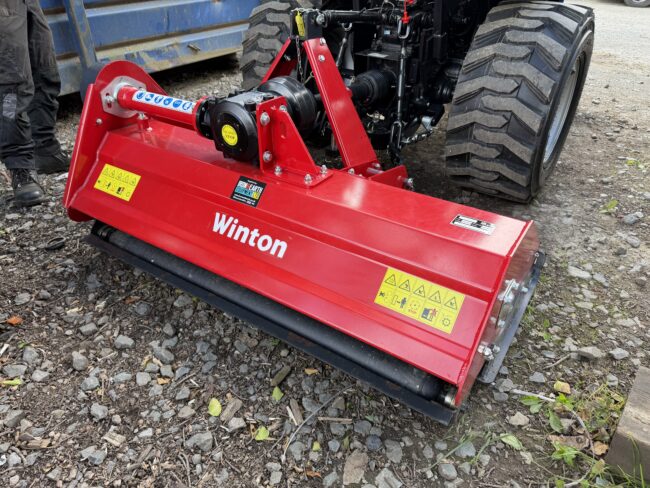 Used Winton 1.45m flail topper